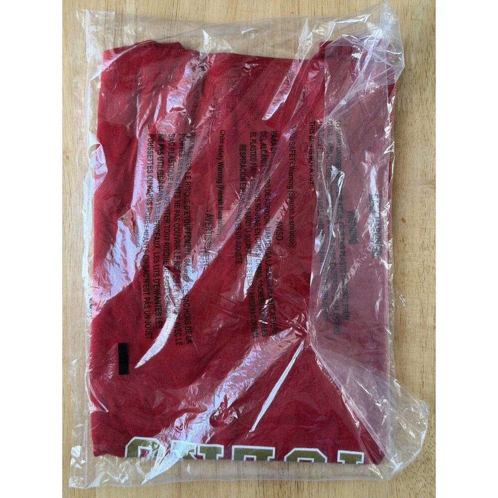San Francisco 49ers Youth XL 18 20 Red Short Sleeve Graphic T Shirt NFL New